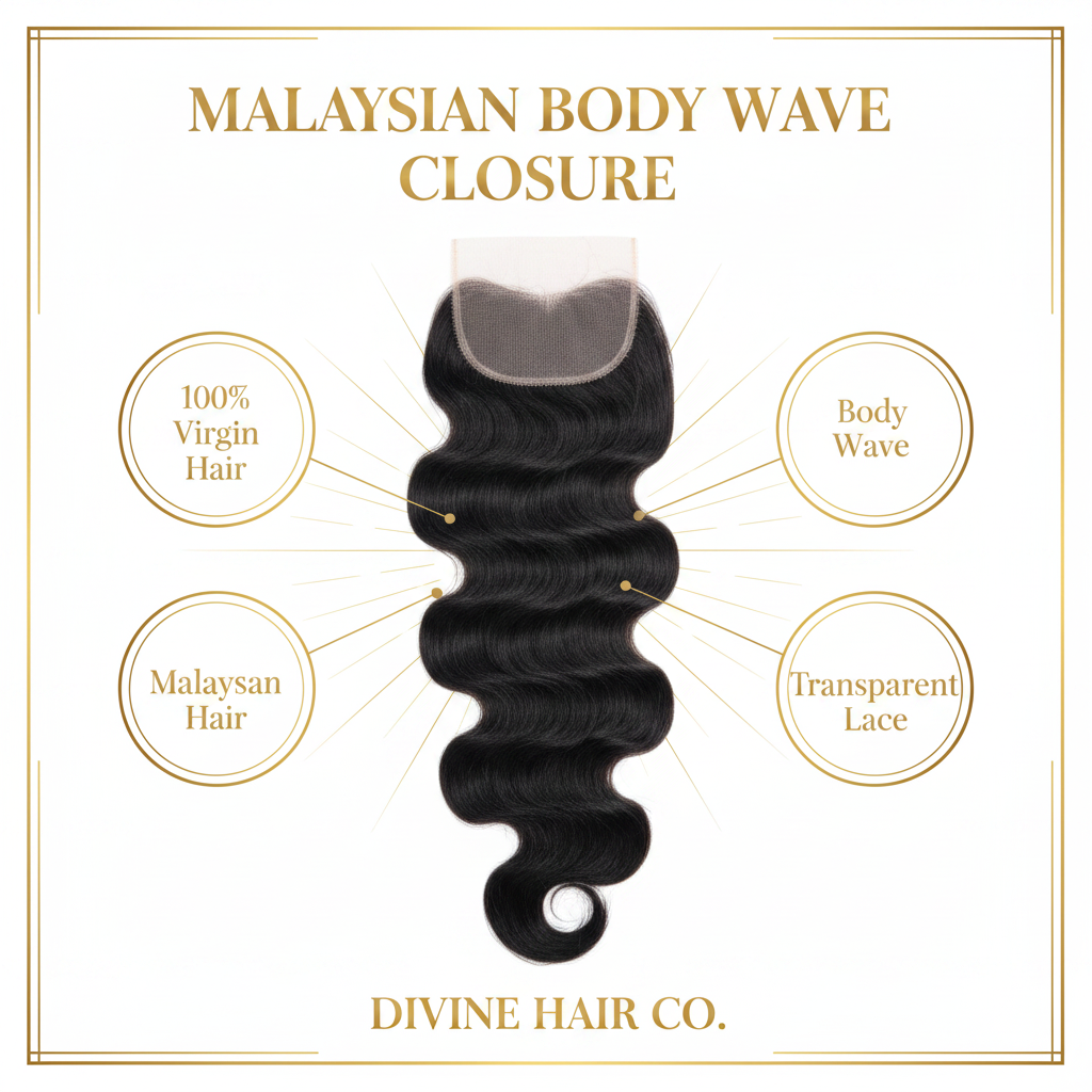 Malaysian Body Wave Closure - Infographic