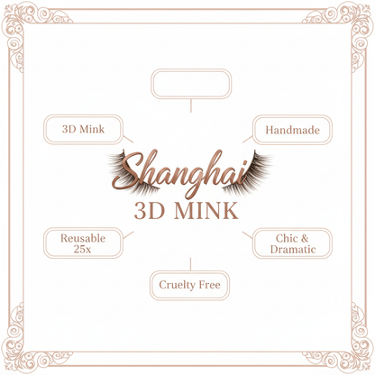 Shanghai 3D Mink Lashes - Info