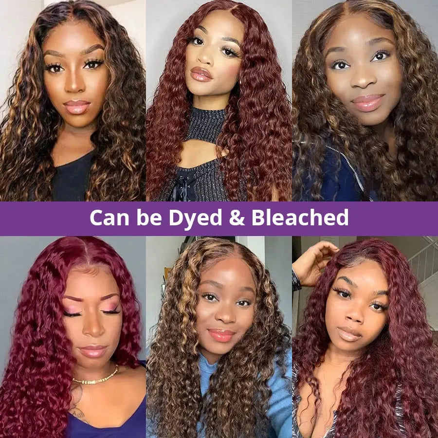 Bling Hair 30-32 Inch Water Wave Lace Frontal Wig