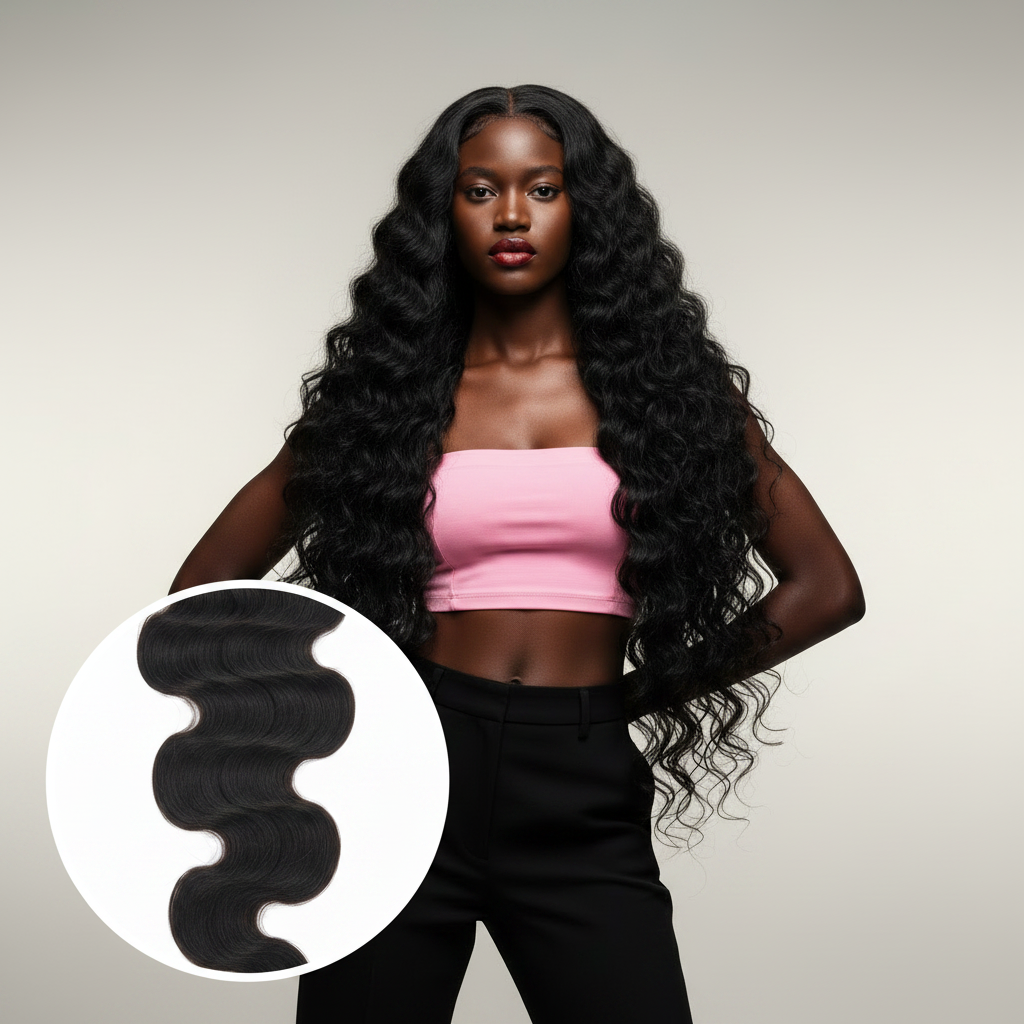 Brazilian Body Wave 4x4 HD Closure - Model