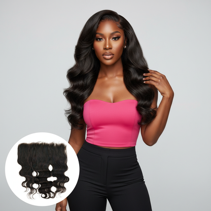 Brazilian Body Wave 13x6 HD Frontal - Model
