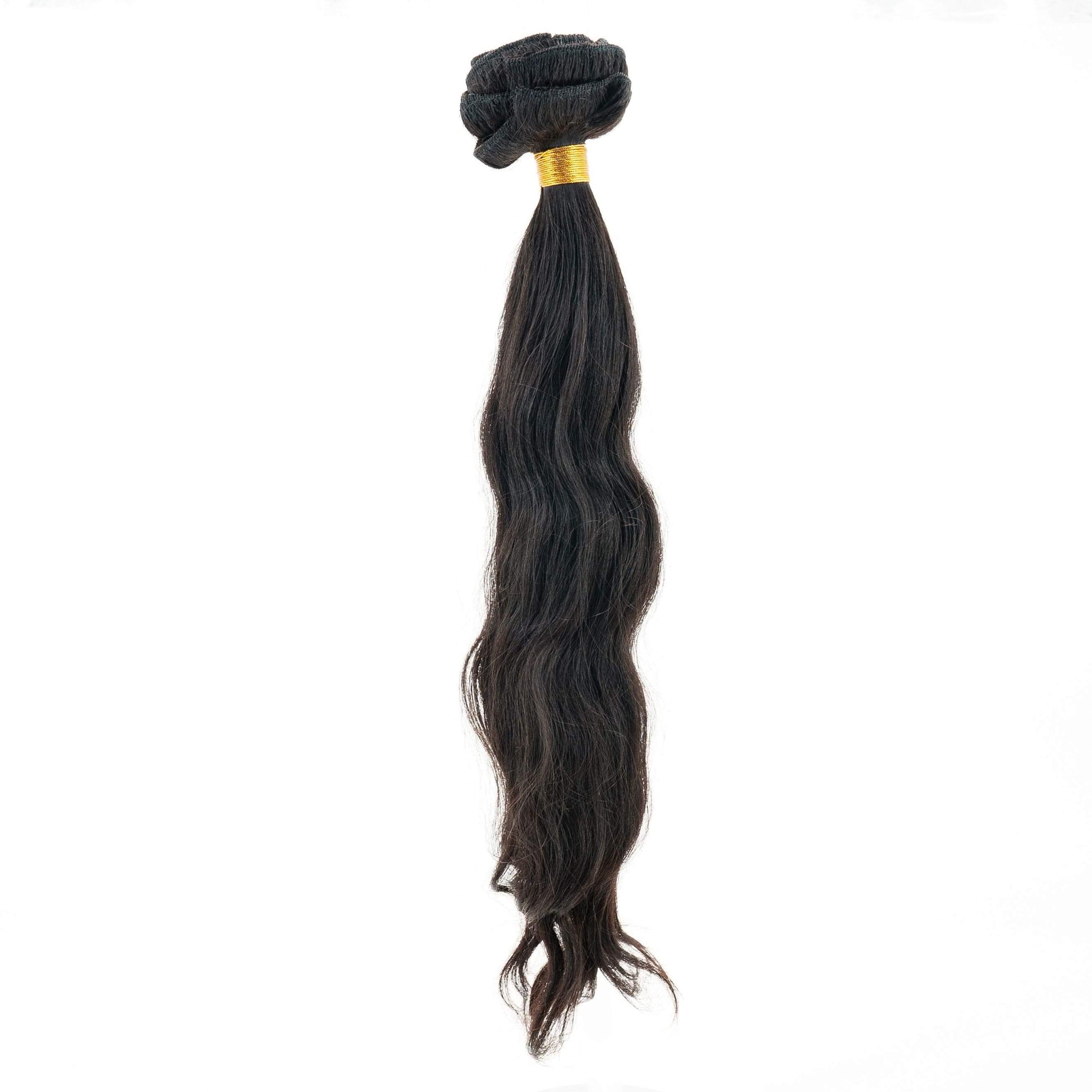 Indian Curly Natural Black Clip-In Extensions - Original