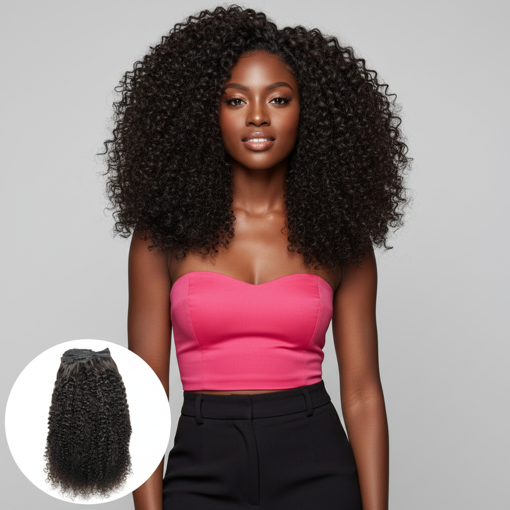 Afro Kinky Curly Clip-In - Model