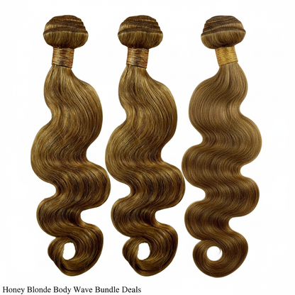Honey Blonde Body Wave Bundle Deals - Main