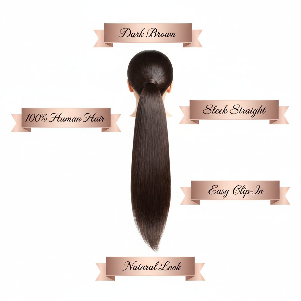 Dark Brown Ponytail - Info