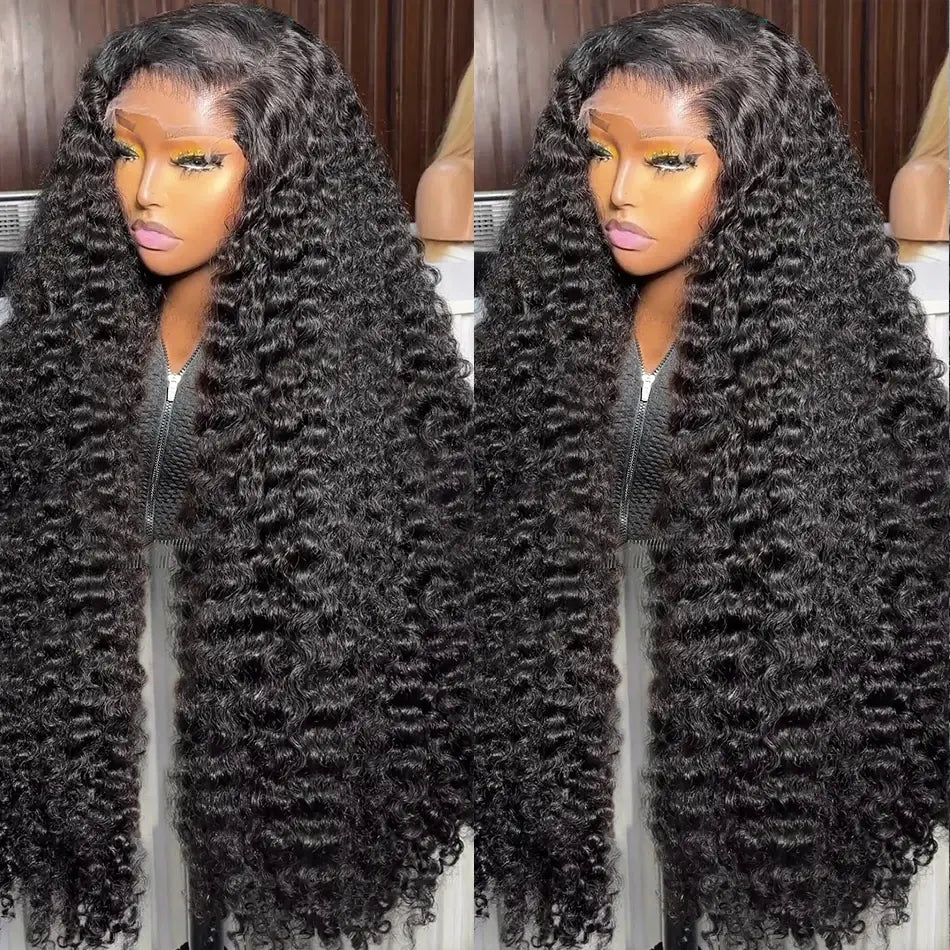 Bling Hair 180% Density Deep Wave Lace Frontal Wig 30-32 Inch