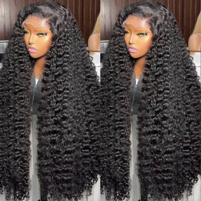 Bling Hair 180% Density Deep Wave Lace Frontal Wig 30-32 Inch