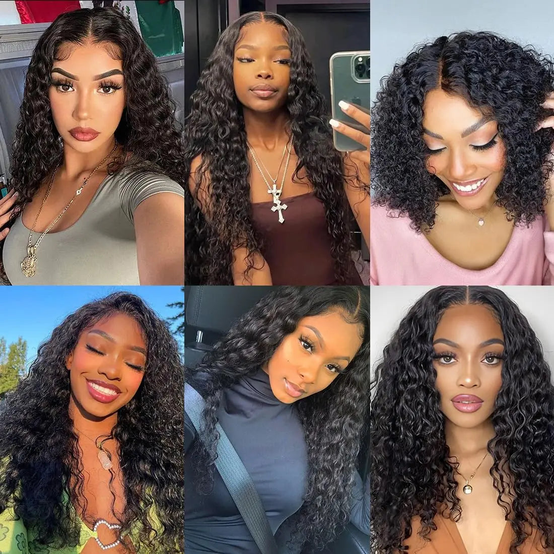[Not Bob Wig]180Density 12~24“Short Deep Wave Wig Brazilian Remy 13x4 13x6 HD Lace Front Human Hair Wigs For Women 4x4 D
