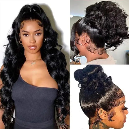 Bling Hair 180 Density Transparent Body Wave Wigs 30-32 Inches