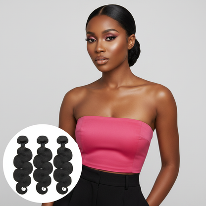 Malaysian Body Wave Bundle Deals - Model