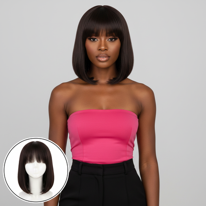 Straight Bang bob Wig - Model