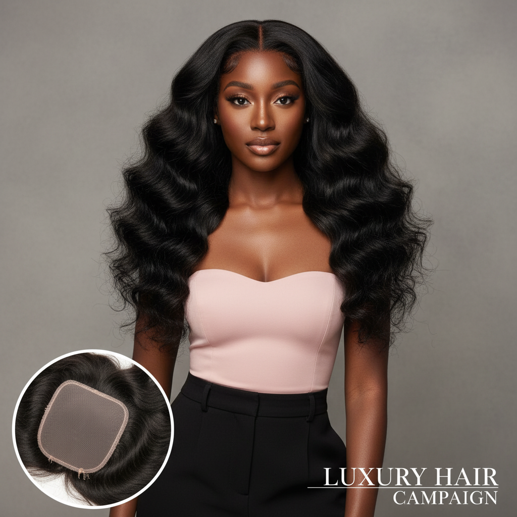 Brazilian Loose Wave 4x4 HD Closure - Model