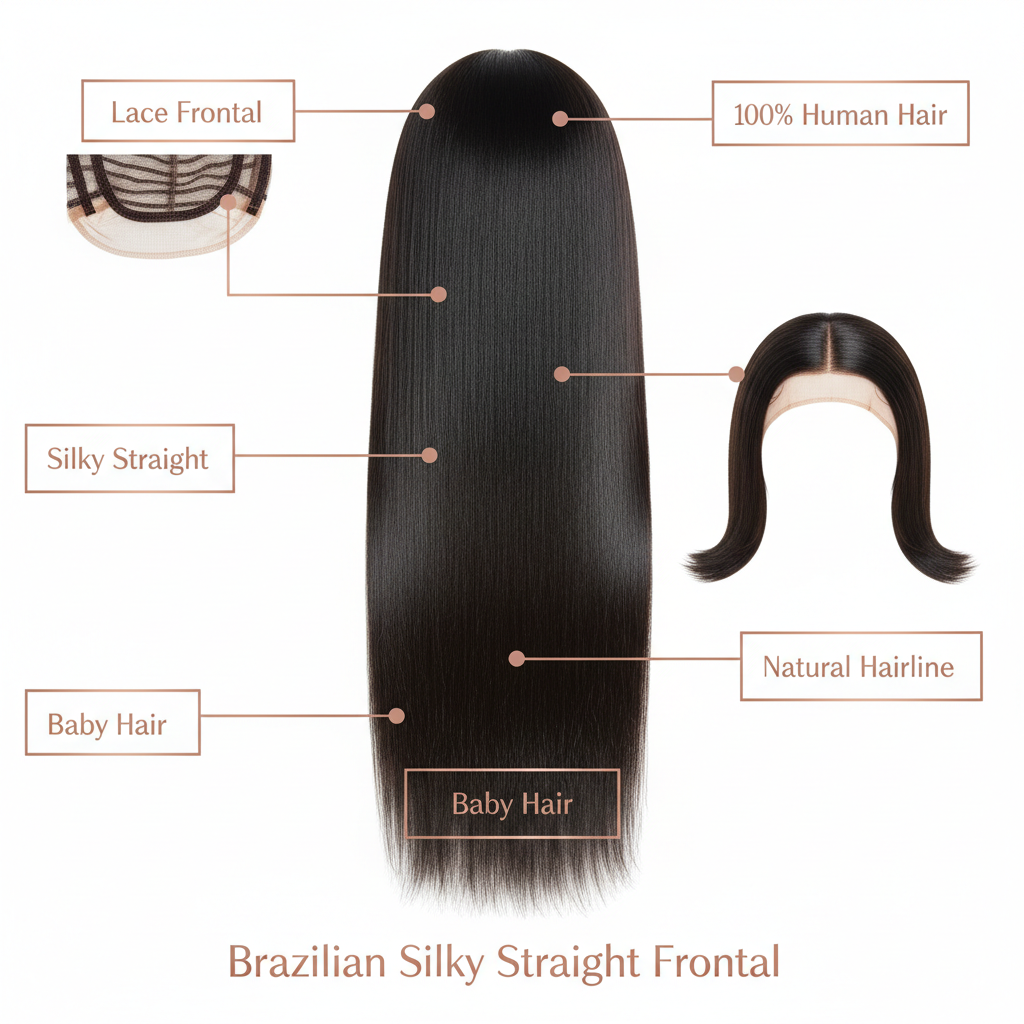 Brazilian Silky Straight Frontal - Info