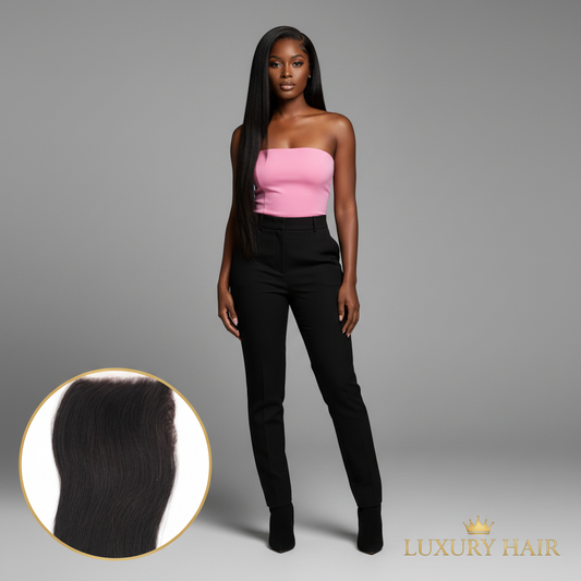 Brazilian Silky Straight 4x4 HD Closure - Model
