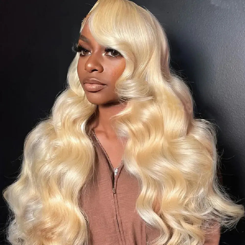 [NEW IN]Bling Hair 613 Blonde 13x6 Body Wave Lace Front Wig Human Hair Wigs with Elastic Drawstring Body Wave Lace Front