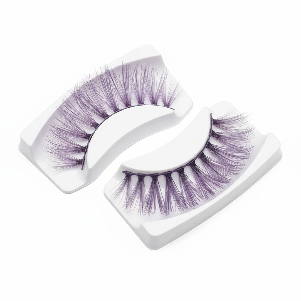 Lavender Faux 3D Volume Lashes - Main
