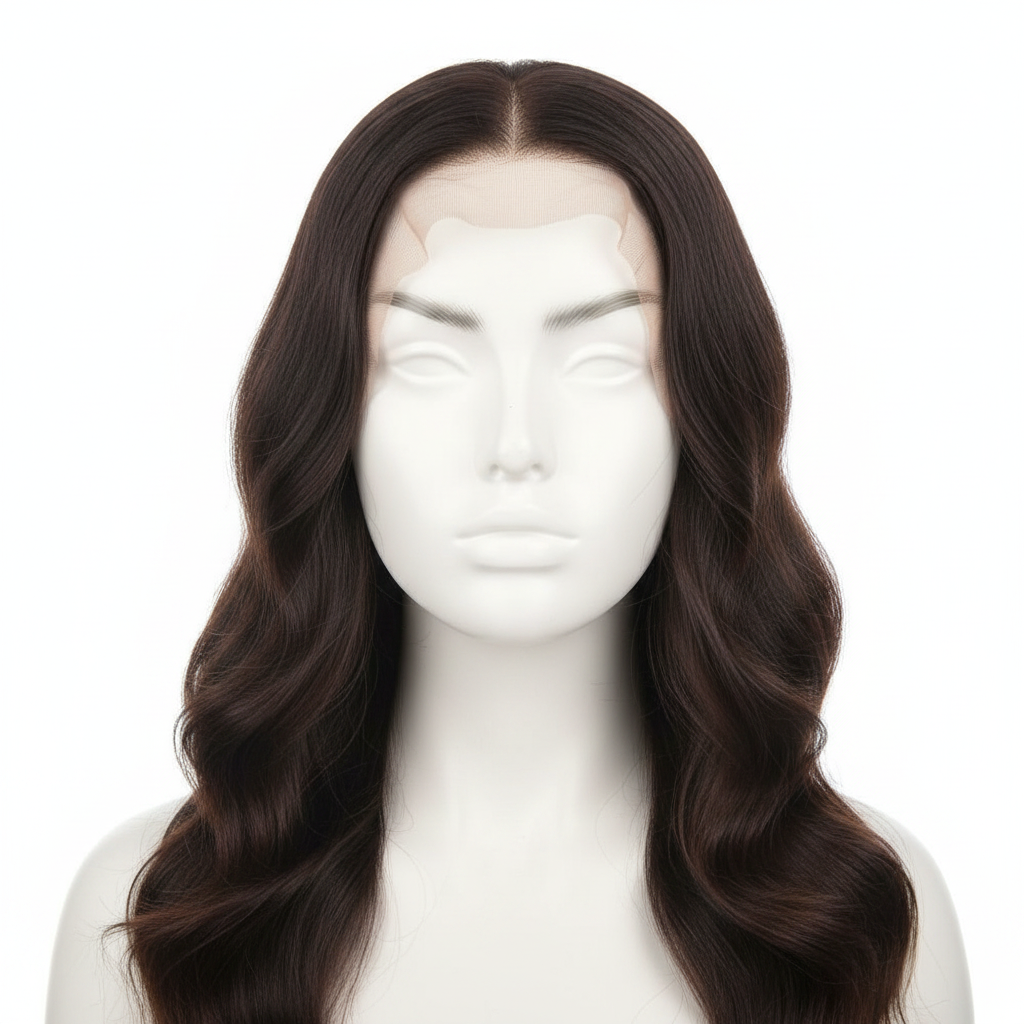Raw Indian Wavy Transparent Frontal - Main