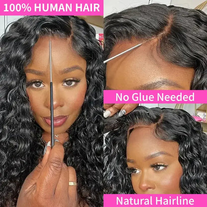 Bling Hair HD Wig Cap - 2pcs Transparent Lace Front