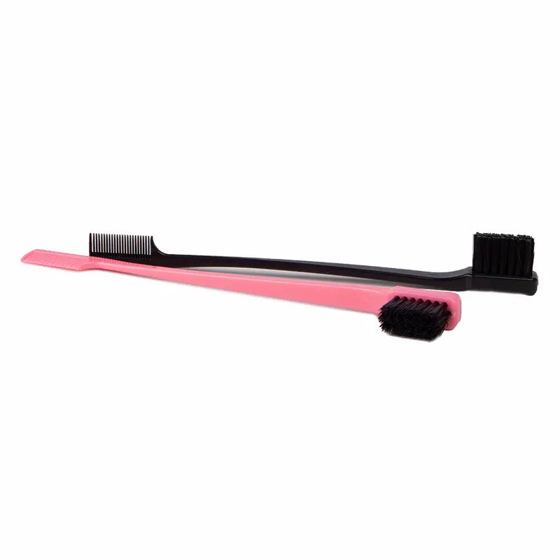 Bling Hair 1pcs Double head makeup comb Dye hair comb Eyebrow brush mascara brush Wax shredded hair modification bangs d