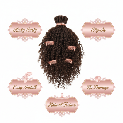 Afro Kinky Curly Clip-In - Info
