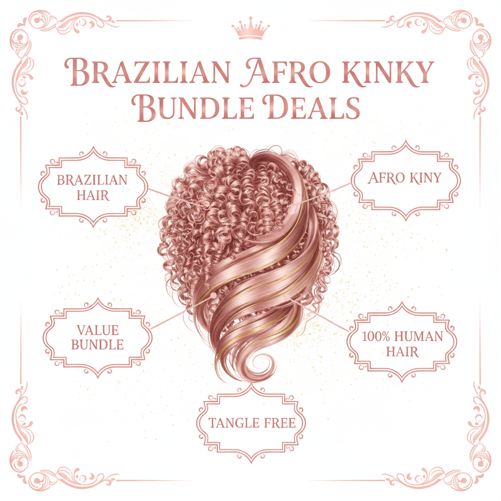 Brazilian Afro Kinky Bundle Deals - Info
