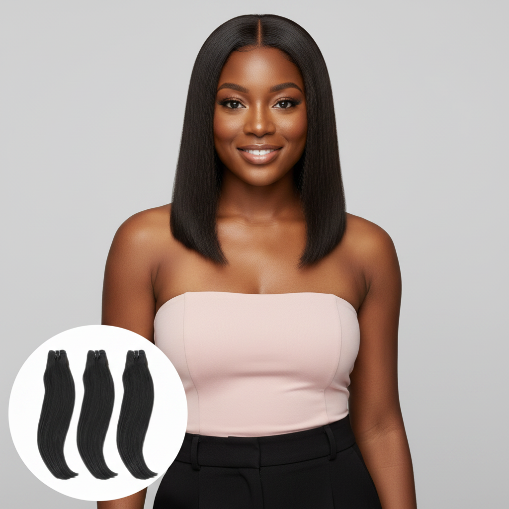 Vietnamese Silky Straight Bundle Deals - Model