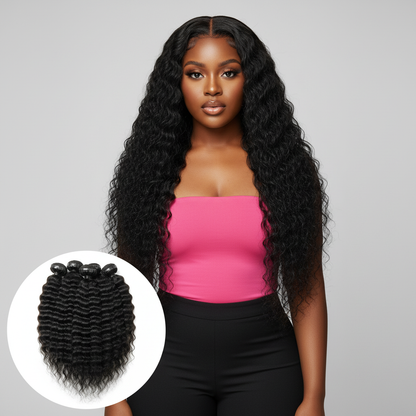 Kinky Straight Tape-In Extensions - Model