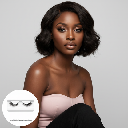 Jane 3D Mink Lashes - Model