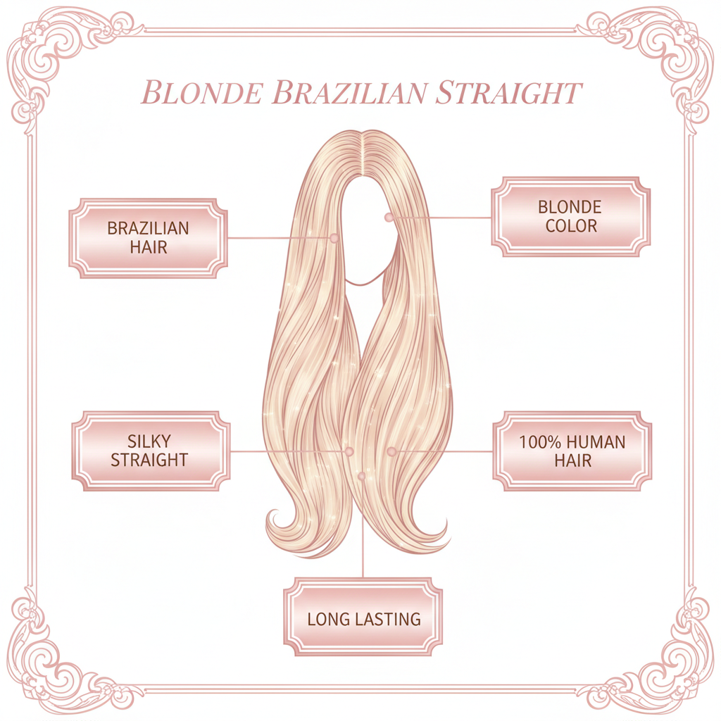 Blonde Brazilian Straight - Info
