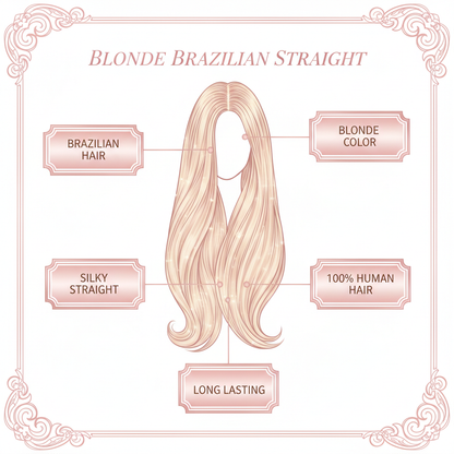 Blonde Brazilian Straight - Info