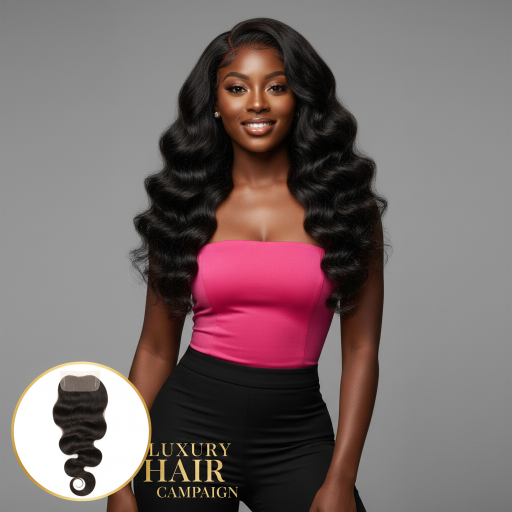 Brazilian Body Wave 5x5 HD Closure - Model