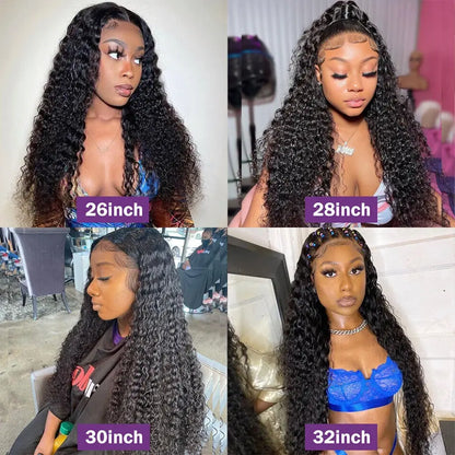 Bling Hair 13x4 Deep Wave Lace Frontal Wig - 180 Density