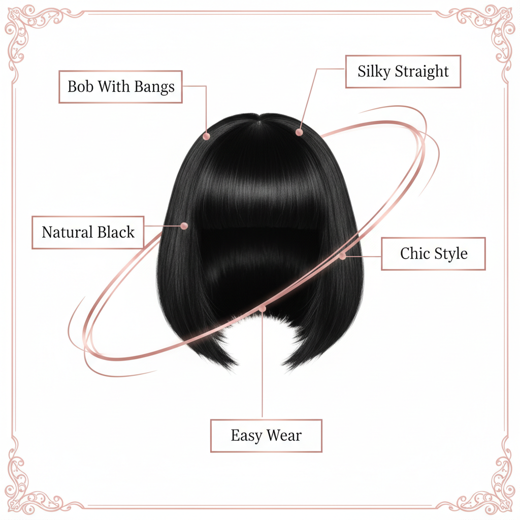 Straight Bang bob Wig - Info