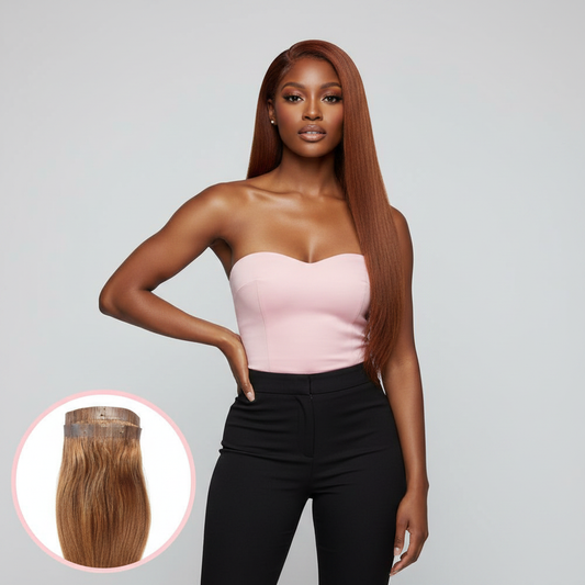 Auburn Seamless Clip-In - Model