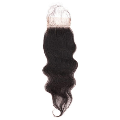 Raw Indian Curly 5x5 Transparent Closure - Original